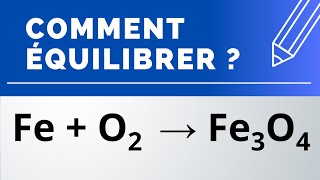 Fe  O2 → Fe3O4 oxydation du fer [upl. by Lemuela]