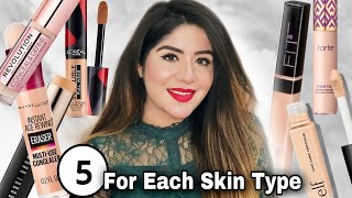 15 BEST Concealer for DRY OILY COMBINATION amp NORMAL Skin Type  Which One You NEED [upl. by Toomin174]