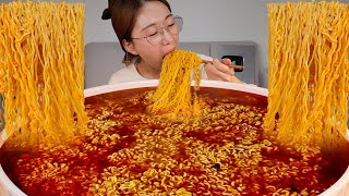 ASMR 호로록주의 후회스러운🥲 새벽에 라면10개 리얼먹방  loud asmr 10 Spicy ramens MUKBANG [upl. by Schild231]