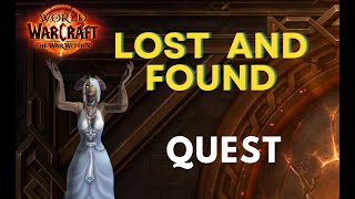 HOW TO SOLVE QUEST LOST AND FOUND  WOW WorldOfWarcraft [upl. by Cerracchio349]