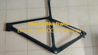 XC Bike Frame Ceccotti [upl. by Jasmina645]