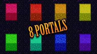 Minecraft THE 8 PORTALS [upl. by Karlotta]