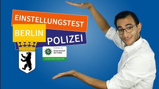 Einstellungstest Polizei Berlin  Das musst du wissen 2024 einstellungstest polizei [upl. by Helaine]