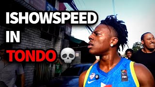 ISHOWSPEED in Tondo Manila Philippines 🇵🇭💀 phillipines tondo manila [upl. by Inalawi243]