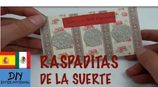 CÓMO HACER UNA RASPADITA DE LA SUERTE  RASPA Y GANA  TUTORIAL DIY [upl. by Willtrude]