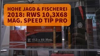 Hohe Jagd amp Fischerei 2018 RWS 103x68 Mag Speed Tip Pro auf der Messe in Salzburg [upl. by Ahsya]