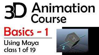 3D Maya Animation  Basics 1 Intro To Maya Free 3D Animation Course [upl. by Llenad397]