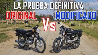 Suzuki AX100 Original Vs Modificada PRUEBA A FONDO  Cuba Sobre Ruedas [upl. by Hazlett]