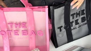 Marc jacobs the mesh large tote candy pink [upl. by Fulbert]