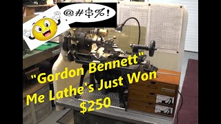 quotGordon Bennettquot Me Micro Lathe Build Just Won Me 250 quotmr factotumquot [upl. by Chambers]