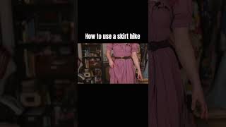 How to Skirt Hike Tutorial  clipped from tagged video renfaire renaissancefaire fairycore [upl. by Kania]