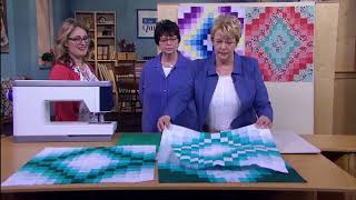 Behind the Scenes on LOQtv 3200 Series A Simpler Bargello Quilt [upl. by Yesmar]