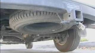 How to Change A Flat Tire  How To Remove A Spare Tire [upl. by Wilscam811]