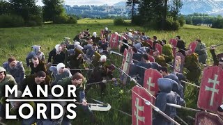 Manor Lords Gameplay  Battle Comes To Our Village  Part 3 [upl. by Carrillo641]