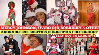 Iyabo Ojo Mercy Johnson Bobrisky amp other ADORABLE CELEBRITIES CHRISTMAS PHOTOSHOOT [upl. by Gottuard]