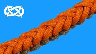 How to make a DMan McQs Crisscross Turks Knot Bar Paracord Bracelet [upl. by Addiego]