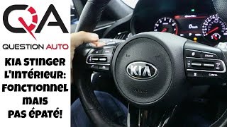 Kia Stinger  Intérieur modeste pour le prix que tu paies  Essai partie 26 [upl. by Rattan758]