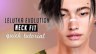 leLUTKA Evolution 25 NECK PROBLEM Tutorial Legacy Maitreya Belleza Signature Slink ♥ 2021 [upl. by Solana703]