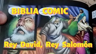 Biblia Comic 1 Reyes 1 2 Samuel 23 Salmos 27 46 84 Rey David Rey Salomón Completo [upl. by Xad]