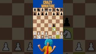 Crazy miniature Kings gambit sports chess [upl. by Irab298]