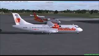 FSX Malindo Air Landing at Kerteh Airport [upl. by Tracee409]