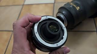 Z teleconverters attaching to ftz to fmount lenses [upl. by Northington]