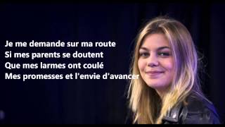 Louane  Je vole Michel Sardou  Lyric [upl. by Mccafferty]