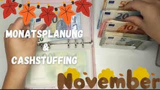 🍁Monatsplanung November🍁 Schritt für Schritt ✉️ die Umschlagmethode 📝 Familienbudget für 6 Personen [upl. by Gilchrist668]