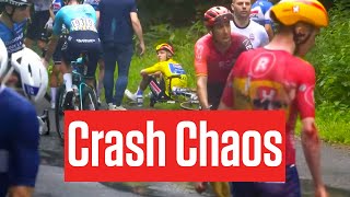 How Critérium du Dauphiné Crashes Nearly Upset The Tour de France 2024 [upl. by Rudich]