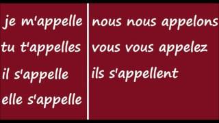 The JE MAPPELLE Song Je Mappelle en Chanson Sappeler Conjugation Song French Conjugation [upl. by Yellac766]