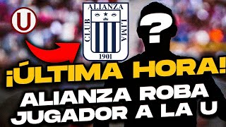 ¡BOMBAZO ¡Alianza Lima SE ROBA jugador de Universitario ¿Quién será [upl. by Onahpets]