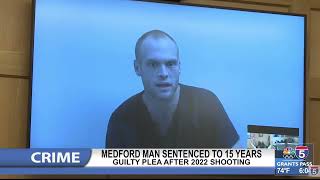 Medford man sentenced to 15 years [upl. by Llerrod]