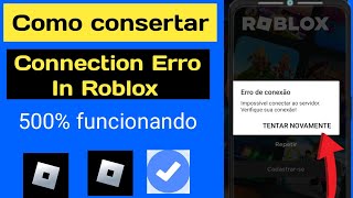 Como consertar o Roblox incapaz de conectar o servidor verifique o erro de conexão com a Internet [upl. by Ker]