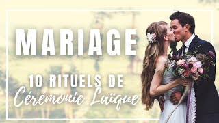 10 rituels de cérémonie LAÏQUE pour votre mariage [upl. by Atarman]