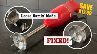 Tighten a loose Bamix blender blade  easy fix [upl. by Valry]