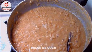 Dulce de coco dominicano  receta de cocina [upl. by Ahsiet]