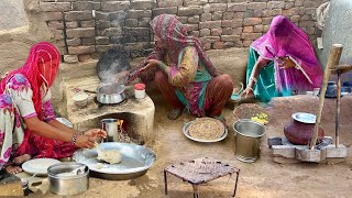 Hindu Women Morning Routine in winter Fog Cooking Traditional Food  Village Life in Pakistan [upl. by Ewolram36]