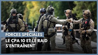 Forces spéciales  Le CPA 10 et le RAID sentraînent [upl. by Bruyn]