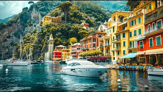 Exploring Incredible Portofino Walking tour 4K60 HDR Italy  European Walking Tours [upl. by Peh65]