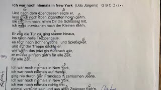 Ich war noch niemals in New York Udo Jürgens [upl. by Mitzie62]