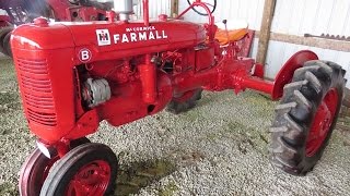 International Harvester Farmall B Tractor Late [upl. by Renado]