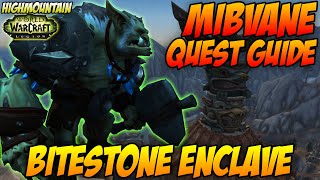 Bitestone Enclave  WoW Legion Quest Guide [upl. by Llednahs388]