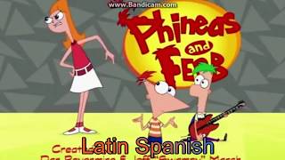 Phineas and Ferb Intro 44 Mom Languages [upl. by Ahsuoj]