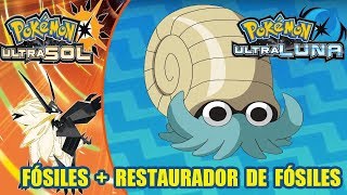 Cómo conseguir los pokemon fósiles  Restaurador de fósiles  Guía Pokémon Ultrasol Ultraluna [upl. by Hgielyk]