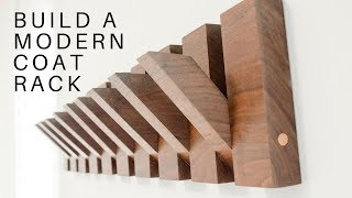 How to build a Modern Coat Rack [upl. by Rbma727]