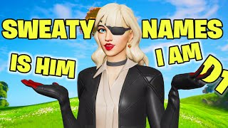 Sweaty Things To Put In Your Fortnite Name Username Ideas [upl. by Rains]