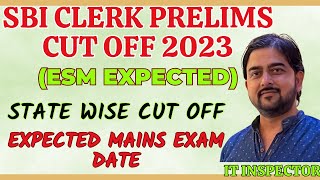 SBI CLERK Prelims Expected Cut Off 2023 Ex Servicemensbi sbiclerk [upl. by Rockwood]