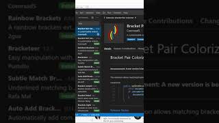 How to have different colored brackets in visual studio code [upl. by Maegan97]