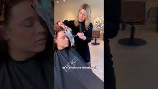 Honey Ginger Blonde Transformation on Curly Hair  Haircom By L’Oréal [upl. by Aonehc]