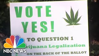 Americans Embrace Marijuana Legalizing Cannabis In Five Additional States  NBC News NOW [upl. by Aleil]